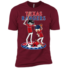 Texas Rangers Baseball Rick And Morty Men's Sleeve Shirt - The White Eagles