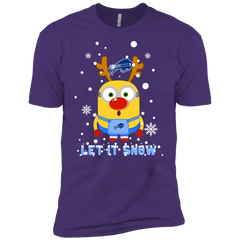 Minion Howard Bison Ugly Christmas Sweaters Let It Snow Men's Sleeve Shirt - The White Eagles