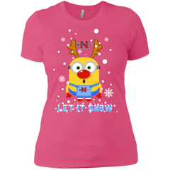 Minion Nicholls Colonels Ugly Christmas Sweaters Let It Snow Ladies' Shirt - The White Eagles