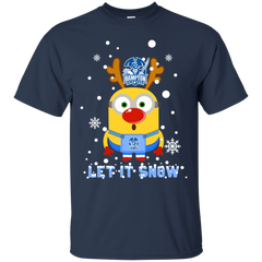 Minion Hampton Pirates Ugly Christmas Sweaters Let It Snow Cotton T-Shirt - The White Eagles