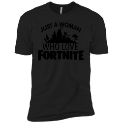 Fortnite Just A Woman Who Loves Fortnite Men's Sleeve Shirt - The White Eagles