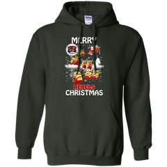 Christmas Sweaters Minions Santa Claus Merry Christmas Hoodie - The White Eagles