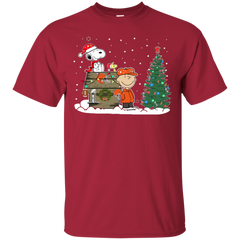 Cleveland Browns Snoopy The Peanuts Ugly Christmas Sweater  Super Bowl Cotton T-Shirt - The White Eagles
