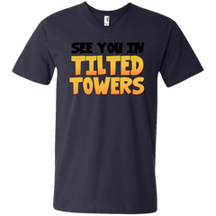 Fortnite See You In Tilted Towers Men's V-Neck T-Shirt - The White Eagles