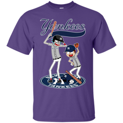 New York Yankees Baseball Rick And Morty Cotton T-Shirt - The White Eagles