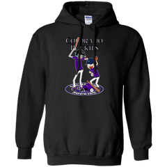 Colorado Rockies Baseball Rick And Morty Hoodie - The White Eagles