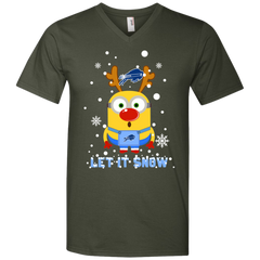 Minion Howard Bison Ugly Christmas Sweaters Let It Snow Men's V-Neck T-Shirt - The White Eagles