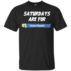 Fortnite Saturdays Are For Victory Royale Cotton T-Shirt - The White Eagles