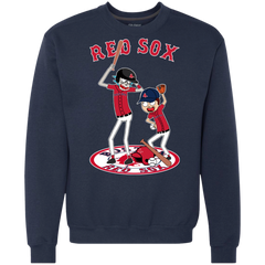 Boston Red Sox Baseball Rick And Morty Sweatshirt - The White Eagles