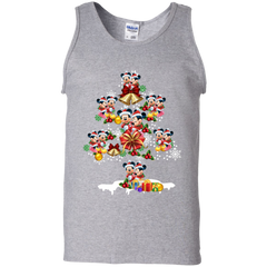 Christmas Is Coming Mickey Mouse Santa Claus Ugly Christmas Sweater Tank Top - The White Eagles