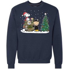 Pittsburgh Steelers Snoopy The Peanuts Ugly Christmas Sweater  Super Bowl Sweatshirt - The White Eagles