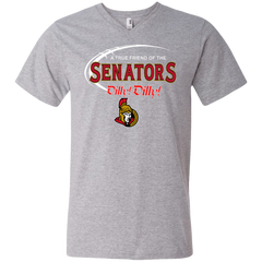 Dilly Dilly A True Friend Of The Ottawa Senators Men's V-Neck T-Shirt - The White Eagles