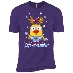 Minion Illinois State Redbirds Ugly Christmas Sweaters Let It Snow Men's Sleeve Shirt - The White Eagles