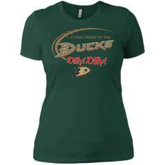 Dilly Dilly A True Friend Of The Anaheim Ducks Ladies' Shirt - The White Eagles