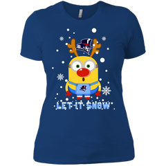 Minion Duquesne Dukes Ugly Christmas Sweaters Let It Snow Ladies' Shirt - The White Eagles