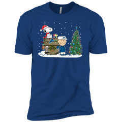 Detroit Lions Snoopy The Peanuts Ugly Christmas Sweater  Super Bowl Men's Sleeve Shirt - The White Eagles