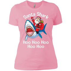 Santa Shark Hoo Hoo Hoo Hoo Hoo Christmas Ugly Christmas Sweater Ladies' Shirt - The White Eagles
