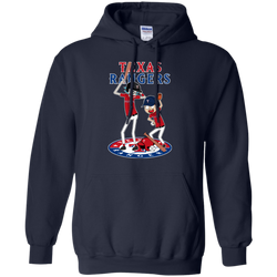 Texas Rangers Baseball Rick And Morty Hoodie - The White Eagles