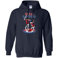 Texas Rangers Baseball Rick And Morty Hoodie - The White Eagles
