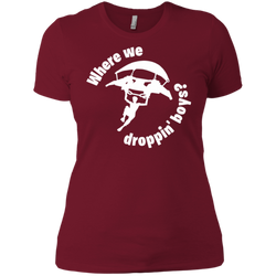 Fortnite Where We Droppin Ladies' Shirt - The White Eagles