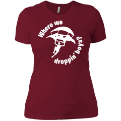 Fortnite Where We Droppin Ladies' Shirt - The White Eagles