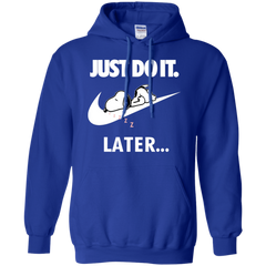 Just Do It The Peanuts Movie Snoopy Nike Logo Hoodie - The White Eagles