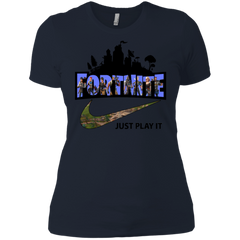 Fortnite Just Play It Nike Logo Ladies' Shirt - The White Eagles