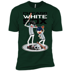 Chicago White Sox Baseball Rick And Morty Men's Sleeve Shirt - The White Eagles