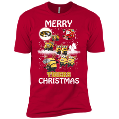 Missouri Tigers Ugly Christmas Sweaters Minions Santa Claus Merry Christmas Men's Sleeve Shirt - The White Eagles