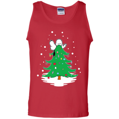 Snoopy Tree Christmas The Peanuts Movie Tank Top - The White Eagles