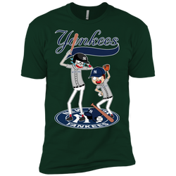 New York Yankees Baseball Rick And Morty Men's Sleeve Shirt - The White Eagles