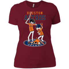 Houston Astros Baseball Rick And Morty Ladies' Shirt - The White Eagles