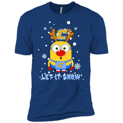 Minion Chattanooga Mocs Ugly Christmas Sweaters Let It Snow Men's Sleeve Shirt - The White Eagles