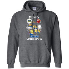 Ucla Bruins Ugly Christmas Sweaters Minions Santa Claus Merry Christmas Hoodie - The White Eagles