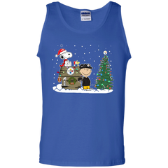 Pittsburgh Steelers Snoopy The Peanuts Ugly Christmas Sweater  Super Bowl Tank Top - The White Eagles