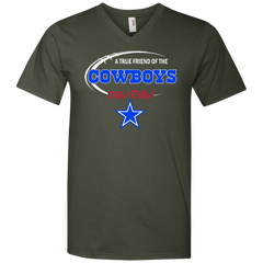 Nfl Dilly Dilly Dallas Cowboys A True Friend Of The Cowboys Men's V-Neck T-Shirt - The White Eagles