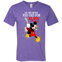 We Are Never Too Old For Elvis Presley Mickey Men's V-Neck T-Shirt - The White Eagles