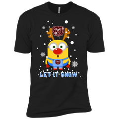 Minion Missouri State Bears Ugly Christmas Sweaters Let It Snow Men's Sleeve Shirt - The White Eagles