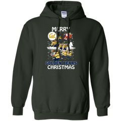 California Golden Bears T Shirts Minions Santa Claus Merry Christmas Hoodie - The White Eagles