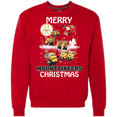 Appalachian State Mountaineers T Shirts Minions Santa Claus Merry Christmas Sweatshirt - The White Eagles