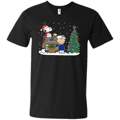 Buffalo Bills Snoopy The Peanuts Ugly Christmas Sweater  Super Bowl Men's V-Neck T-Shirt - The White Eagles