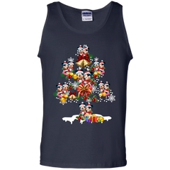 Christmas Is Coming Mickey Mouse Santa Claus Ugly Christmas Sweater Tank Top - The White Eagles