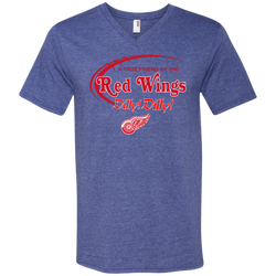 Dilly Dilly A True Friend Of The Detroit Red Wings Men's V-Neck T-Shirt - The White Eagles