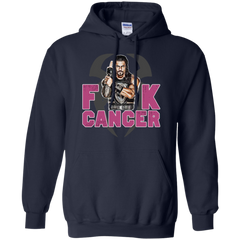 Roman Reigns Fuck Cancer Breast Cancer Awareness Hoodie - The White Eagles