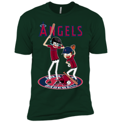 Los Angeles Angels Baseball Rick And Morty Men's Sleeve Shirt - The White Eagles