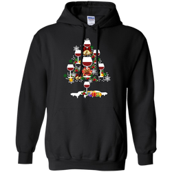 Christmas Is Coming Wine Santa Claus Ugly Christmas Sweater Hoodie - The White Eagles