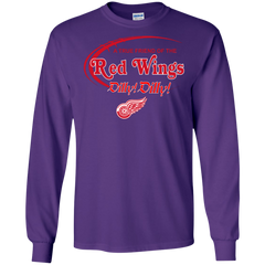 Dilly Dilly A True Friend Of The Detroit Red Wings LS Cotton T-Shirt - The White Eagles