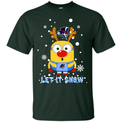 Minion Duquesne Dukes Ugly Christmas Sweaters Let It Snow Cotton T-Shirt - The White Eagles
