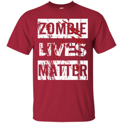 Zombie Lives Matter Tshirt Cotton T-Shirt - The White Eagles