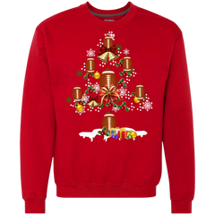 Christmas Is Coming Football Santa Claus Ugly Christmas Sweater Sweatshirt - The White Eagles